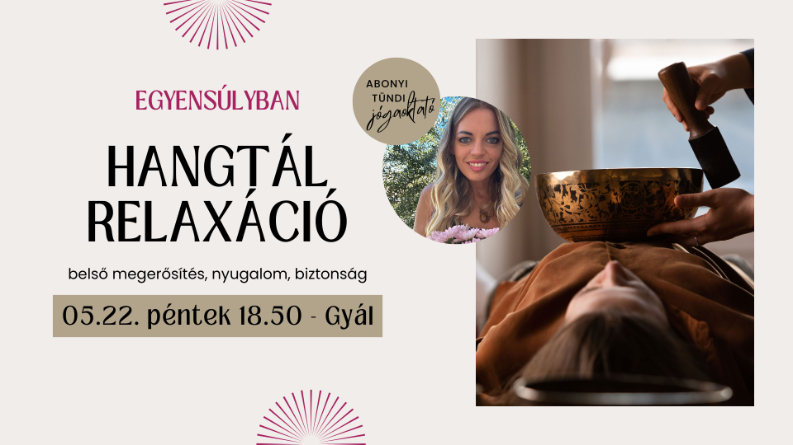Hangtálas meditáció gyertyafényben, illóolajokkal és tavaszi hangulatban