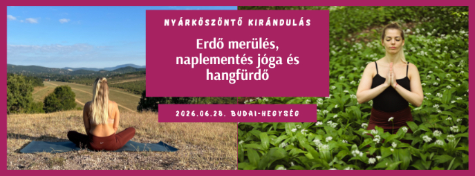 Jóga és önismereti kirándulás a Budai-hegység erdeiben, természetközeli élmény.